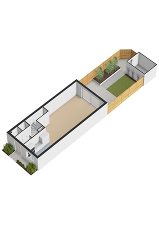 Floorplan - Plantenkasstraat 24, 3544 JE Utrecht